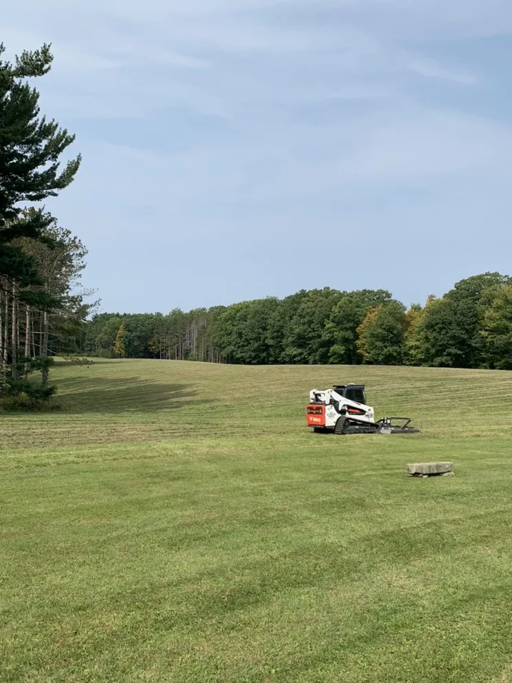 Professional yard maintenance with custom design across Perry, OH - Hammer Down Industries
