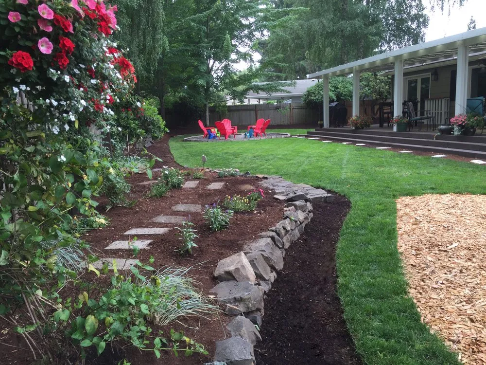 Reliable garden landscaping in Eugene, OR by Hammer Landscape & Maintenance