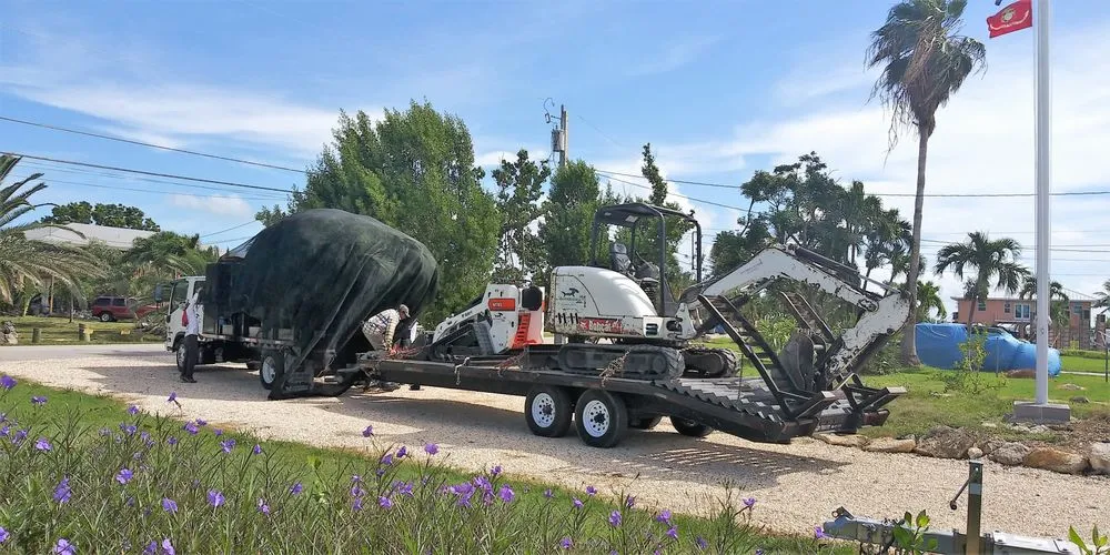 Affordable yard maintenance for beautiful yards in Cudjoe Key, FL by Hammerhead Landscaping & Bobcat