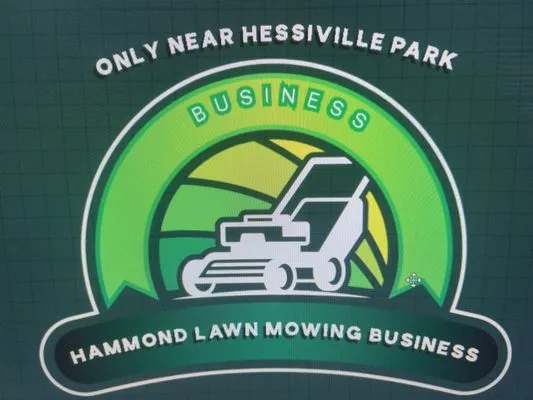 Hammond Lawn Mowing Business Logo