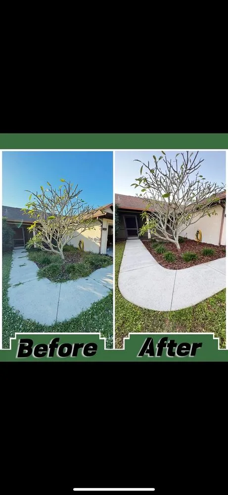 Affordable lawn mowing service for residential properties in Bradenton, FL by Hampton Landscaping