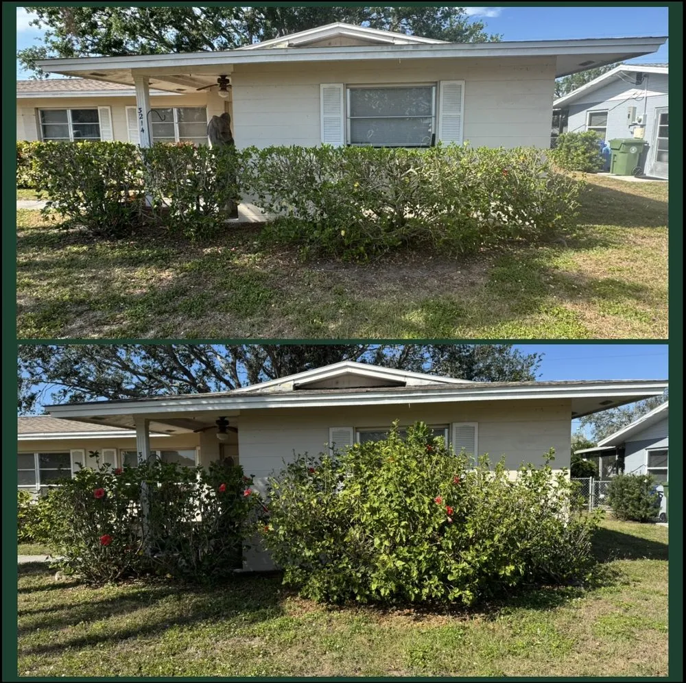 Professional landscape installation for residential properties in Bradenton, FL by Hampton Landscaping