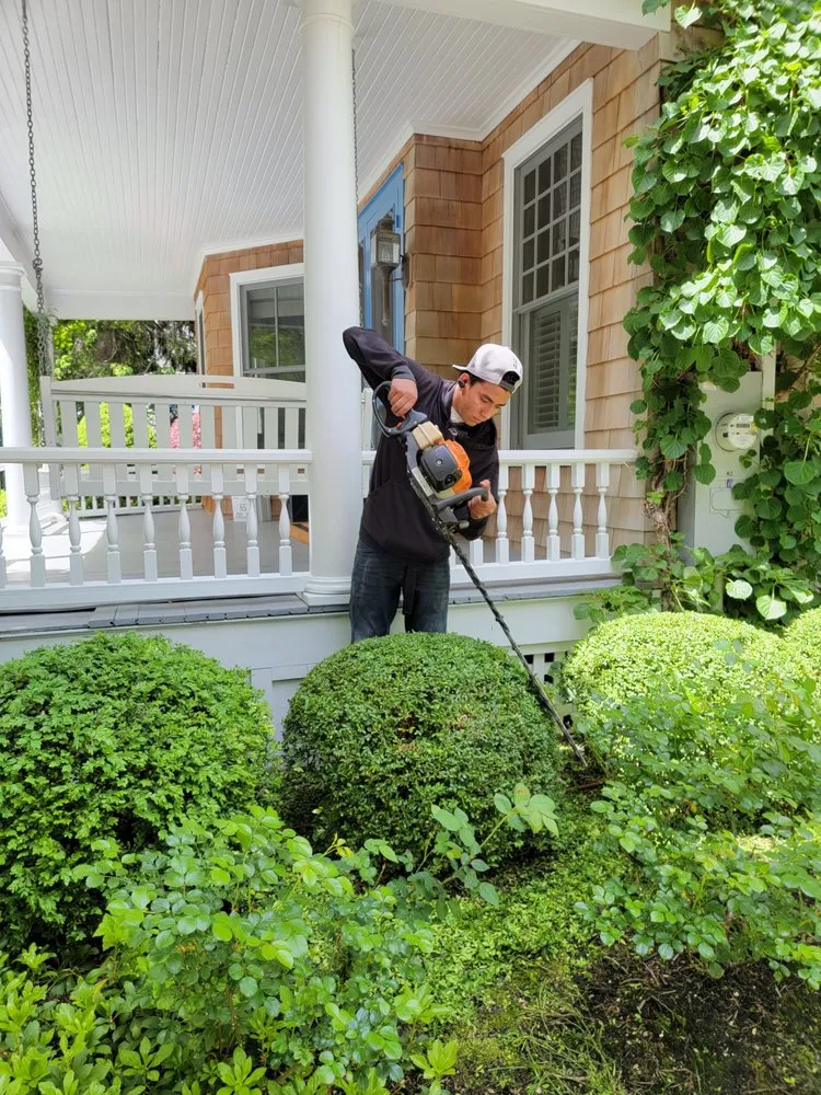 Affordable outdoor landscaping for homes in Southampton, NY by Hamptons Luxury Services