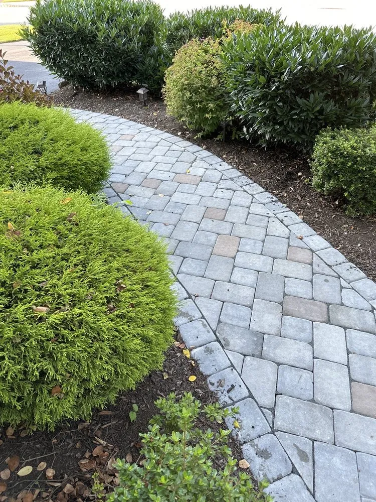 Custom landscape installation in Philadelphia, PA by Hanagan Landscaping