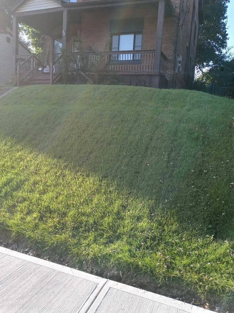 Professional lawn mowing service with custom design across McKees Rocks, PA - Hands IV Yinz