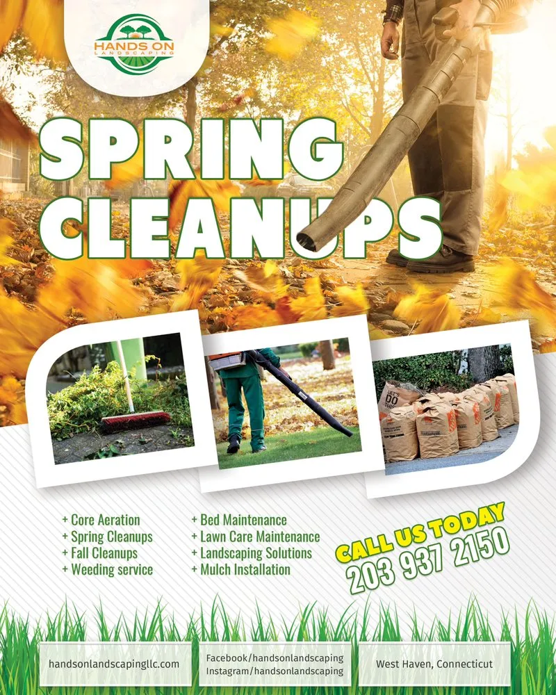 Custom yard cleanup service for beautiful yards across West Haven, CT - Hands On Landscaping
