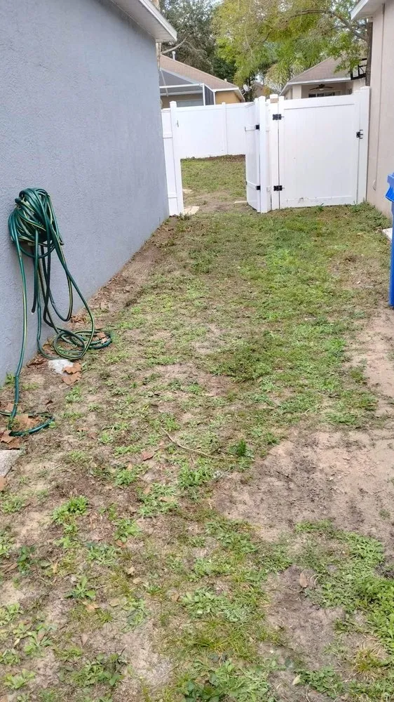 Local landscape installation in Gibsonton, FL by Hands On Mobile Wash