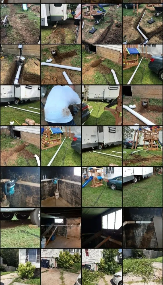 Custom landscape installation in Rising Sun, MD by Handy Andys