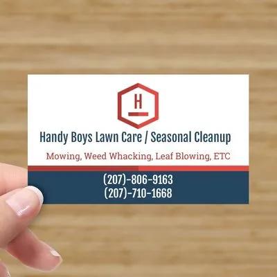 Handy Boys Lawn Care Logo