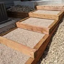 Professional garden landscaping with custom design in Springfield, IL by Handy Dandy Handyman