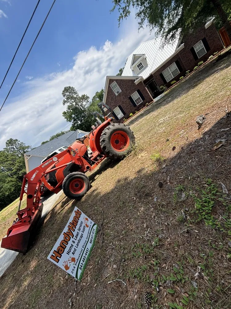 Custom landscape installation with custom design across Georgetown, SC - Handy Hands Home And Lawn Services