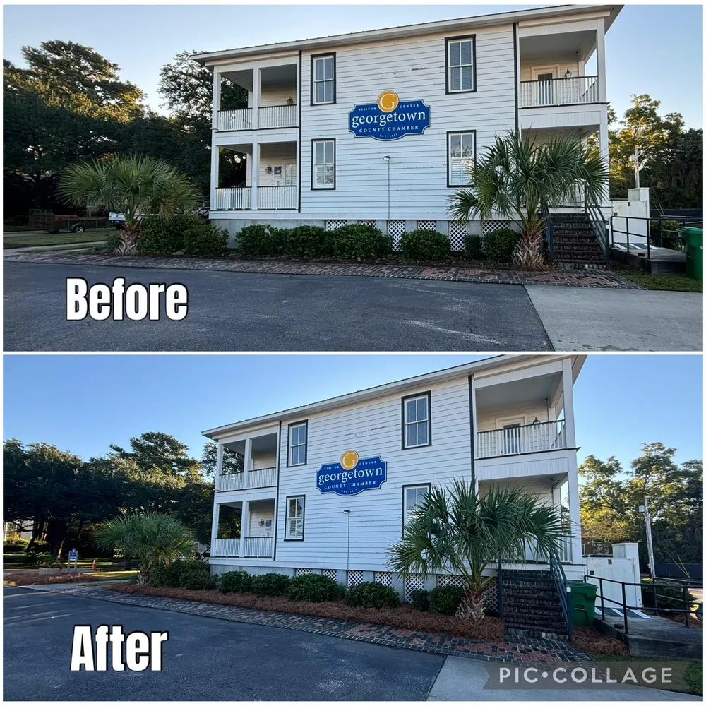 Affordable yard cleanup service for residential properties across Georgetown, SC - Handy Hands Home And Lawn Services