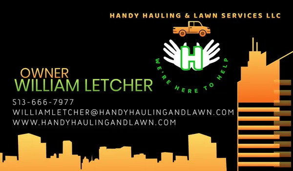 Handy Hauling and Lawn Services Logo