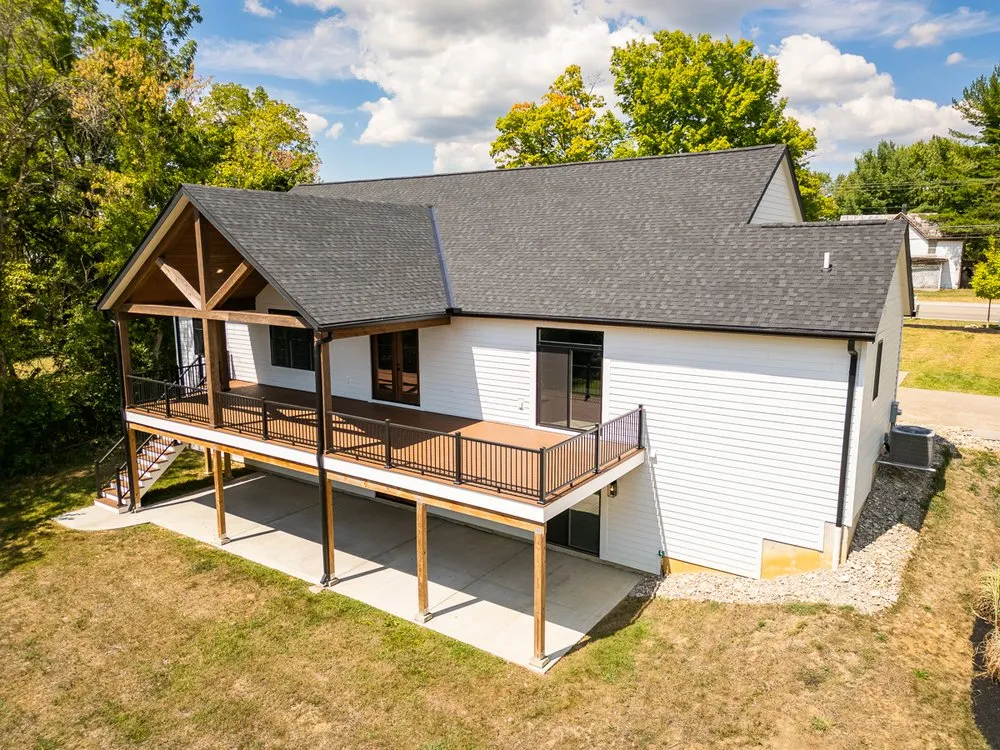 Custom residential landscaping in Terrace Park, OH by Handy Home Guys