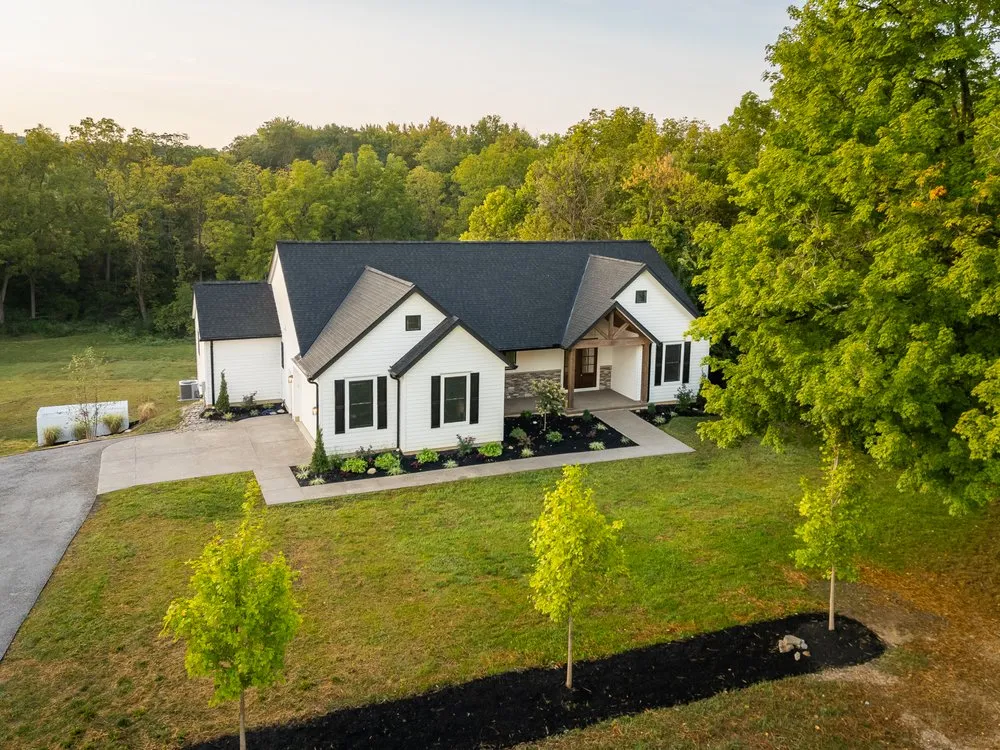 Custom garden landscaping in Terrace Park, OH by Handy Home Guys