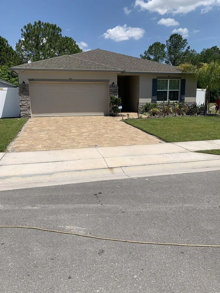 Professional outdoor landscaping with custom design across Haines City, FL - Handy Lawn Services