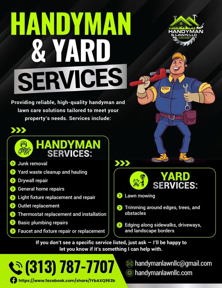 Trusted landscape installation experts serving Romulus, MI - Handyman & Lawn