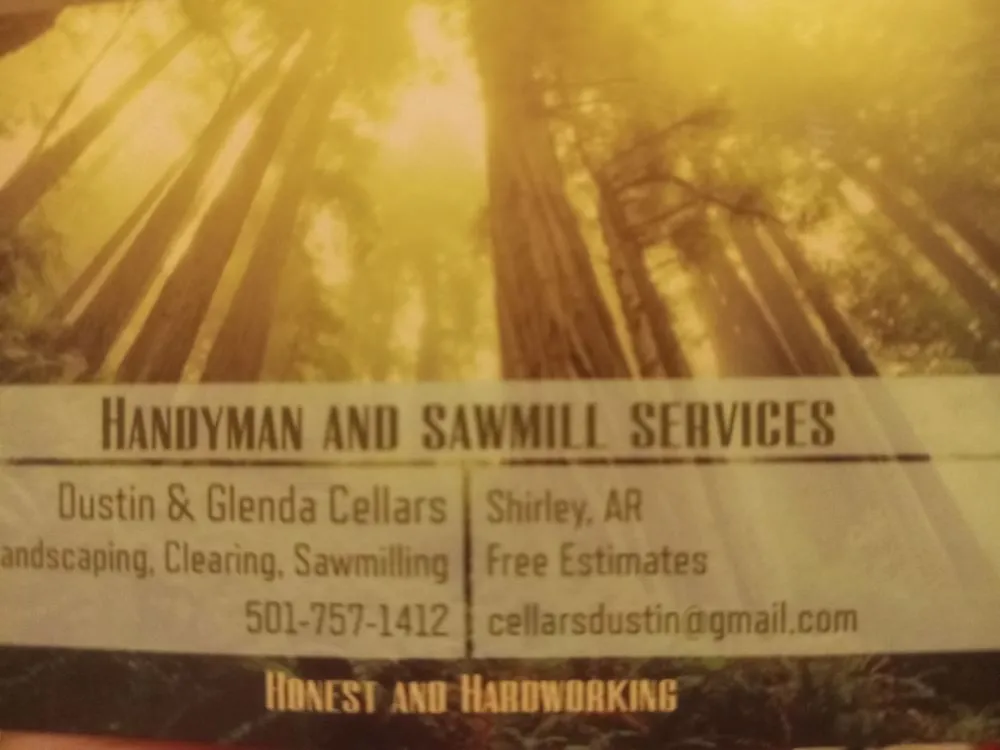 Affordable yard cleanup service near you across Shirley, AR - Handyman and Sawmill Services