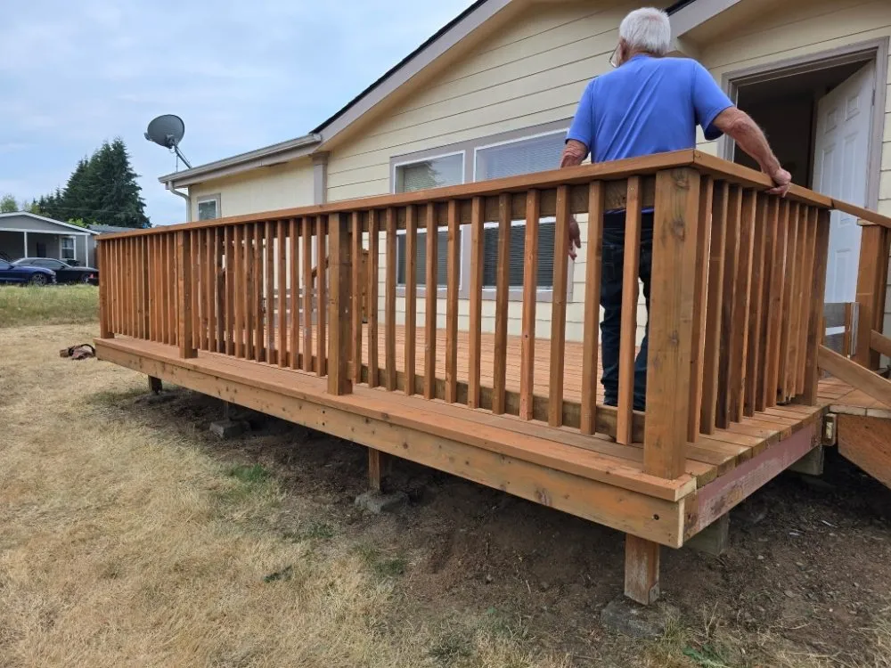 Custom landscape design in Centralia, WA by Handyman Reyes