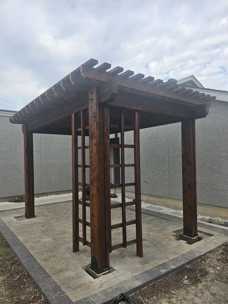 Custom residential landscaping for residential properties in Spring, TX by Handyman Solutions