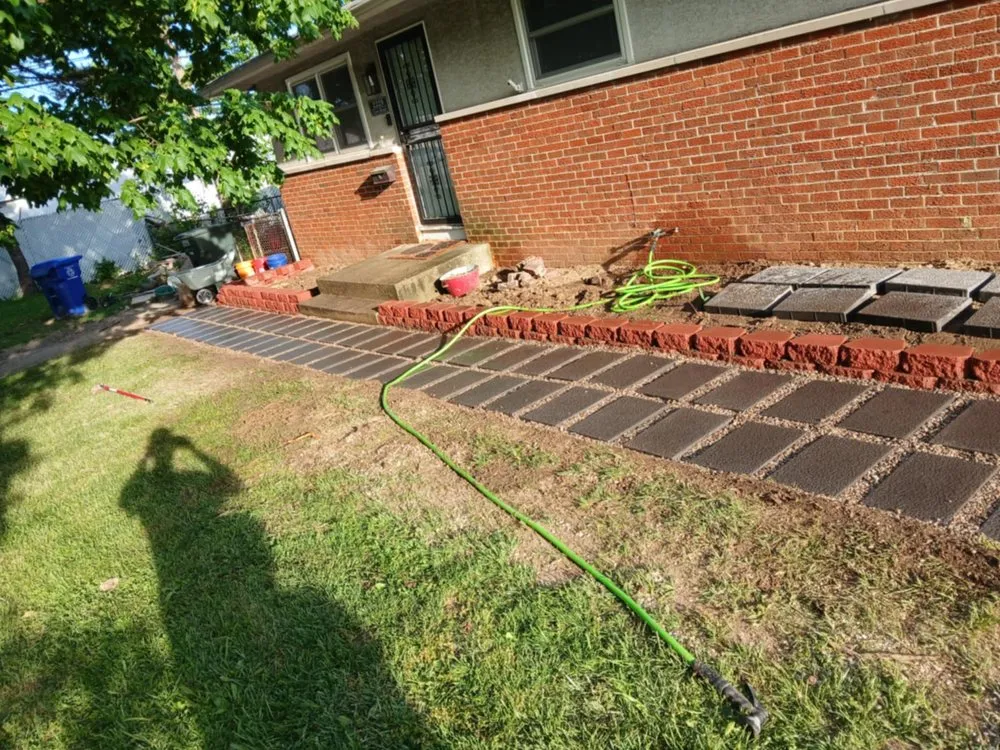 Custom landscape design for outdoor upgrades in Gahanna, OH by Hanes Family Renovations