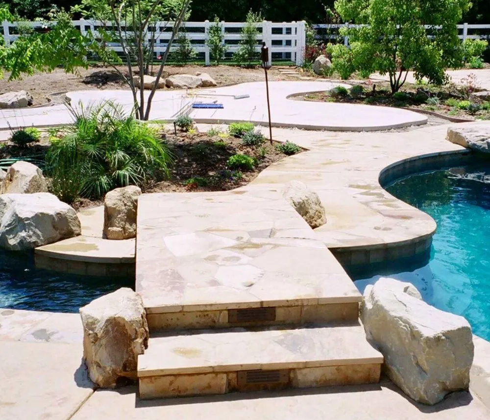 Custom garden landscaping in Ojai, CA by Haney Landscaping Pools & Spas