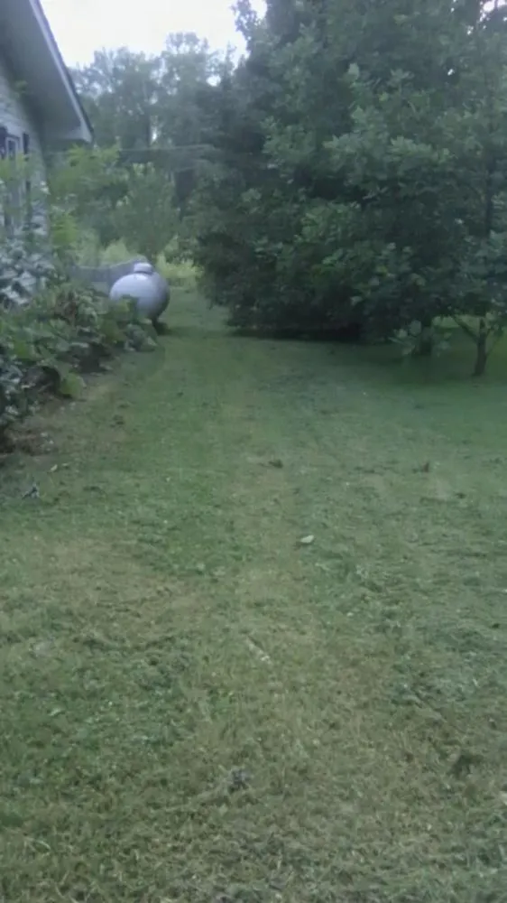 Expert lawn mowing service for homes in Columbus, IN by Hankins Greenscapes