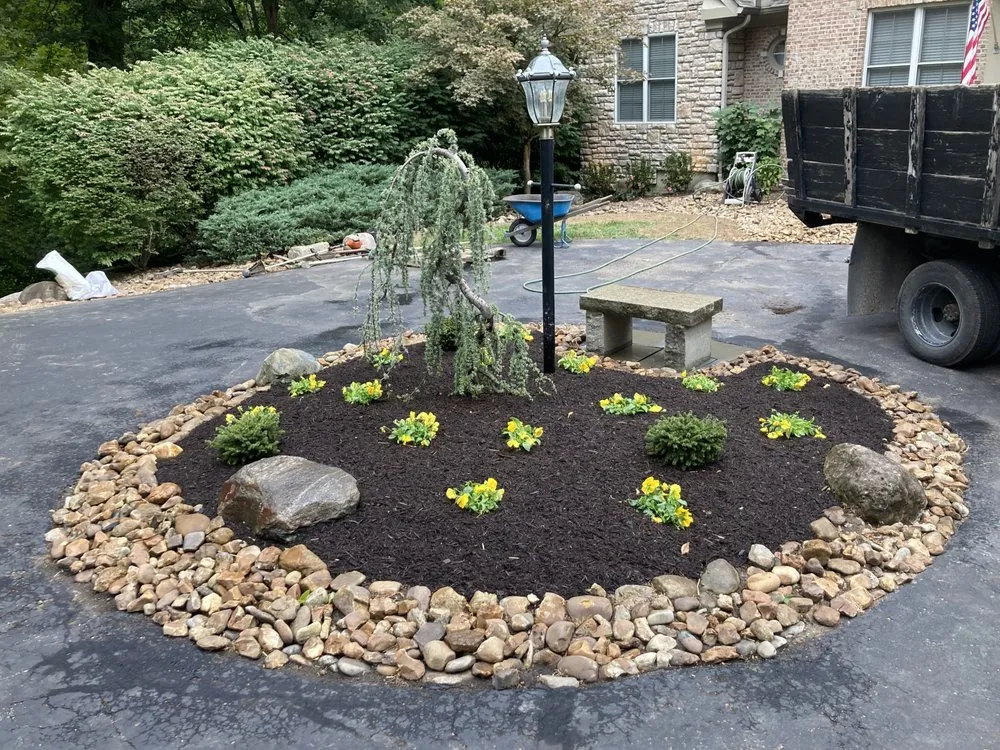 Professional garden landscaping for year-round maintenance across Loveland, OH - Hanna Landscaping