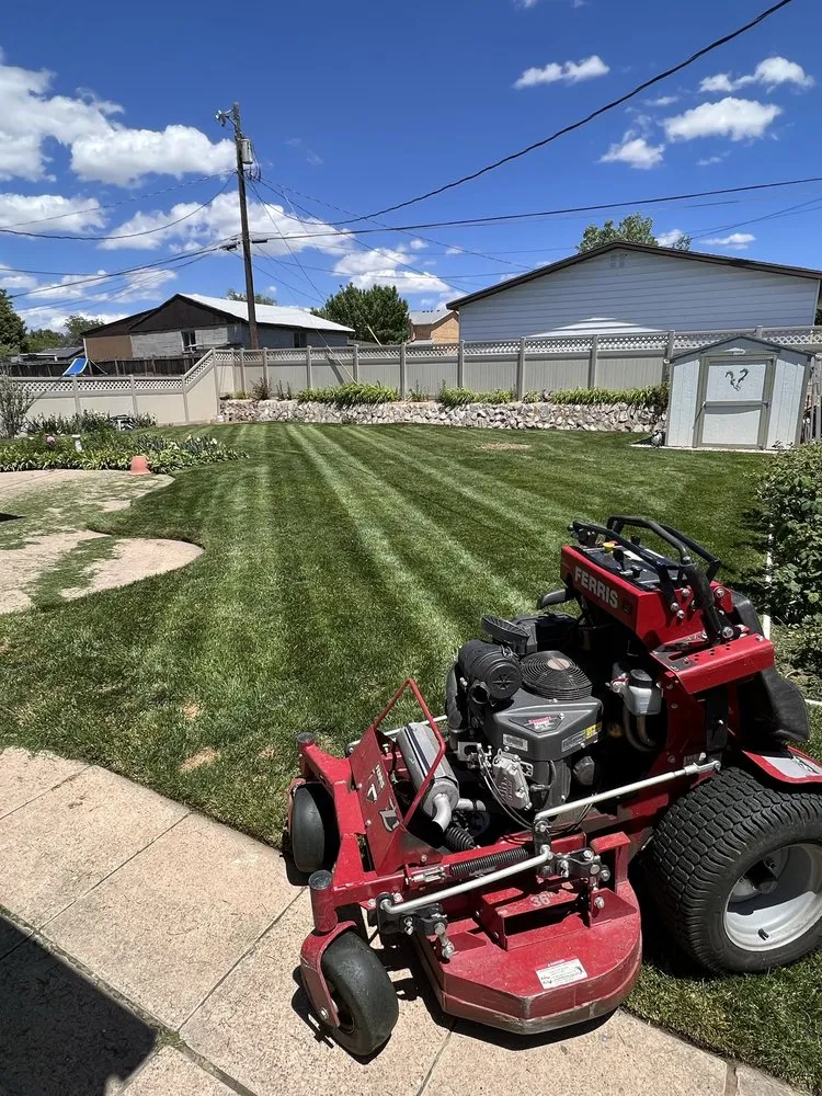 Local landscape installation for beautiful yards in Layton, UT by Hansen & Sons Services