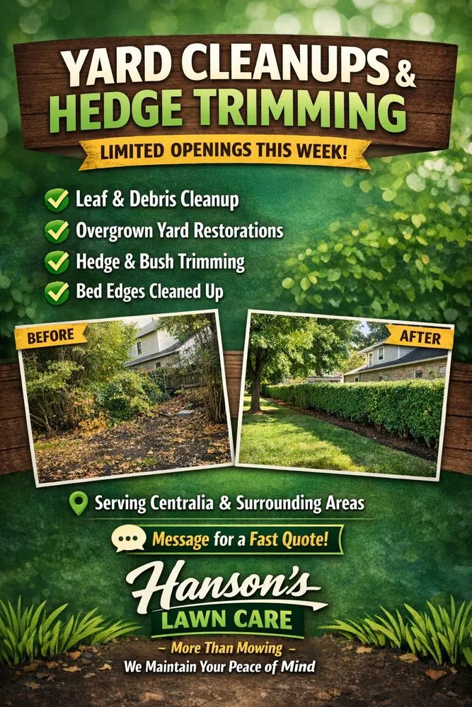 Expert residential landscaping for homes across Centralia, IL - Hanson's Lawn Care