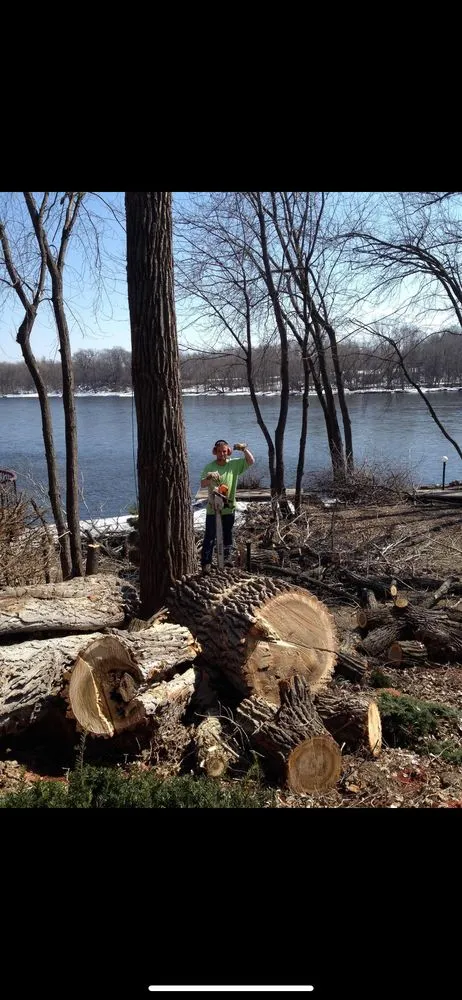 Local landscape installation in Elk River, MN by Hansons Tree Service & Landscaping
