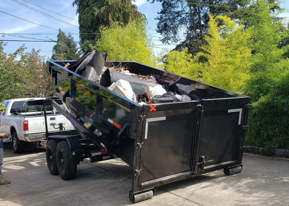 Custom landscape installation in Vancouver, WA by Hanuman Rubbish Removal