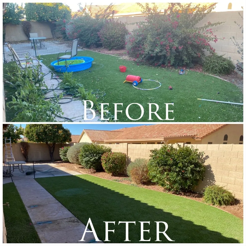 Expert yard maintenance for homes across buckeye, AZ - Happy Clean Lawnscapes