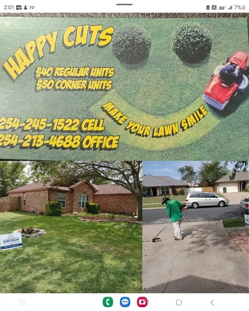 Trusted residential landscaping with custom design across Killeen, TX - Happy Cuts Lawn Care