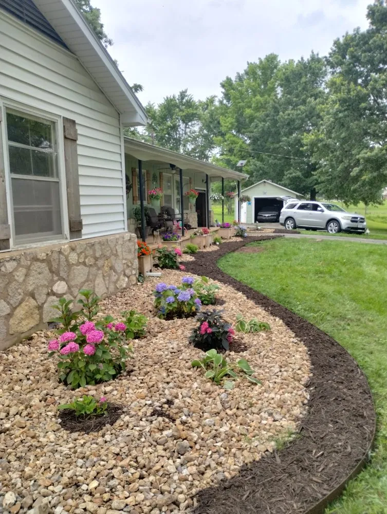 Local landscape design for residential properties in Eldon, MO by Happy Dad Home and Lawn Maintenance