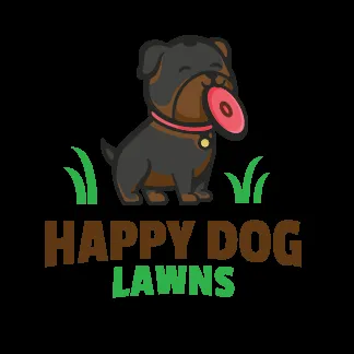 Happy Dog Lawns Logo