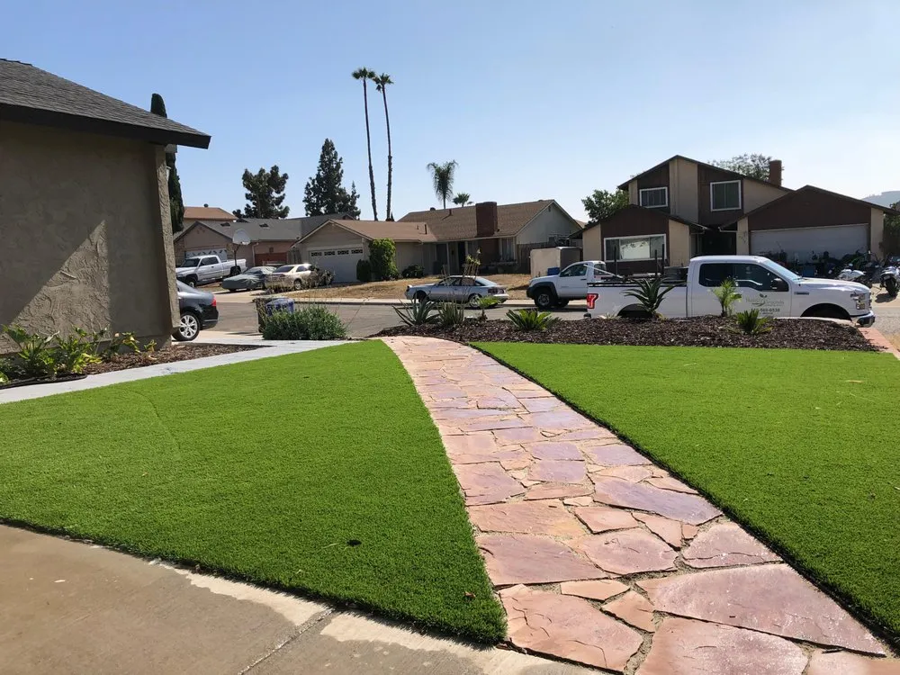 Local landscape installation in El Cajon, CA by Happy Grounds Landscaping Services