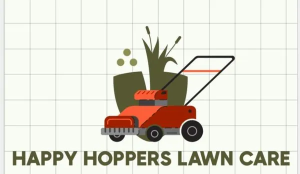 Happy Hoppers Lawn Care Logo