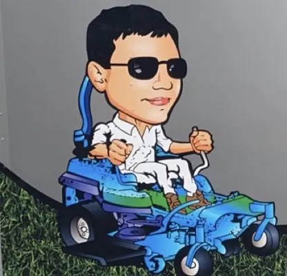 Happy Landscaping Logo