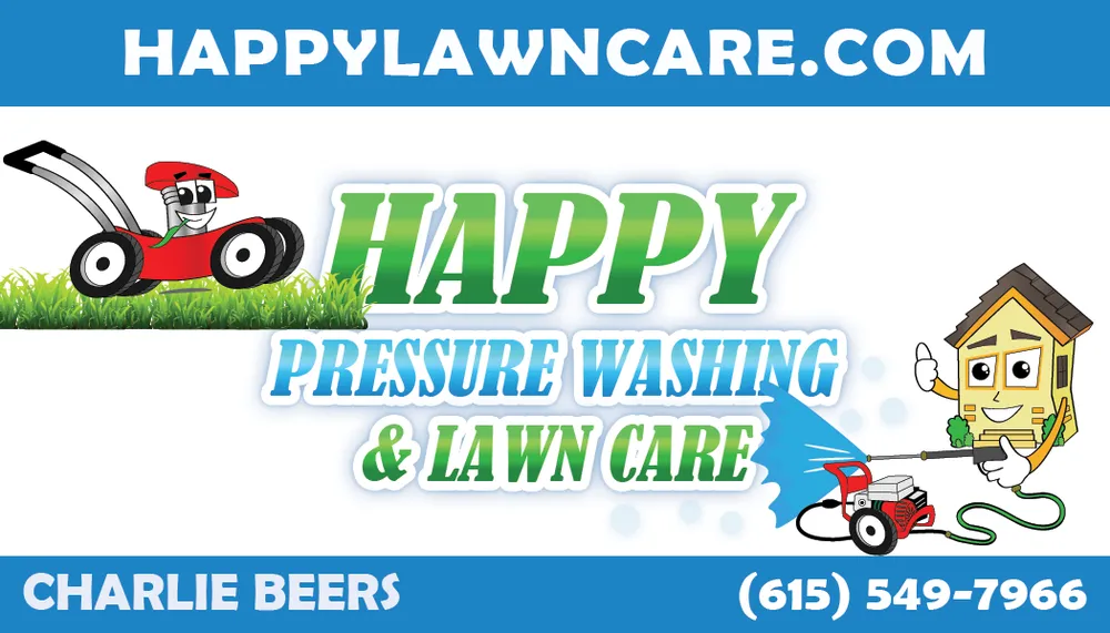Trusted yard maintenance with custom design in Spring Hill, TN by Happy Lawn Care & Pressure Washing