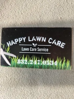 Happy Lawn Care Logo