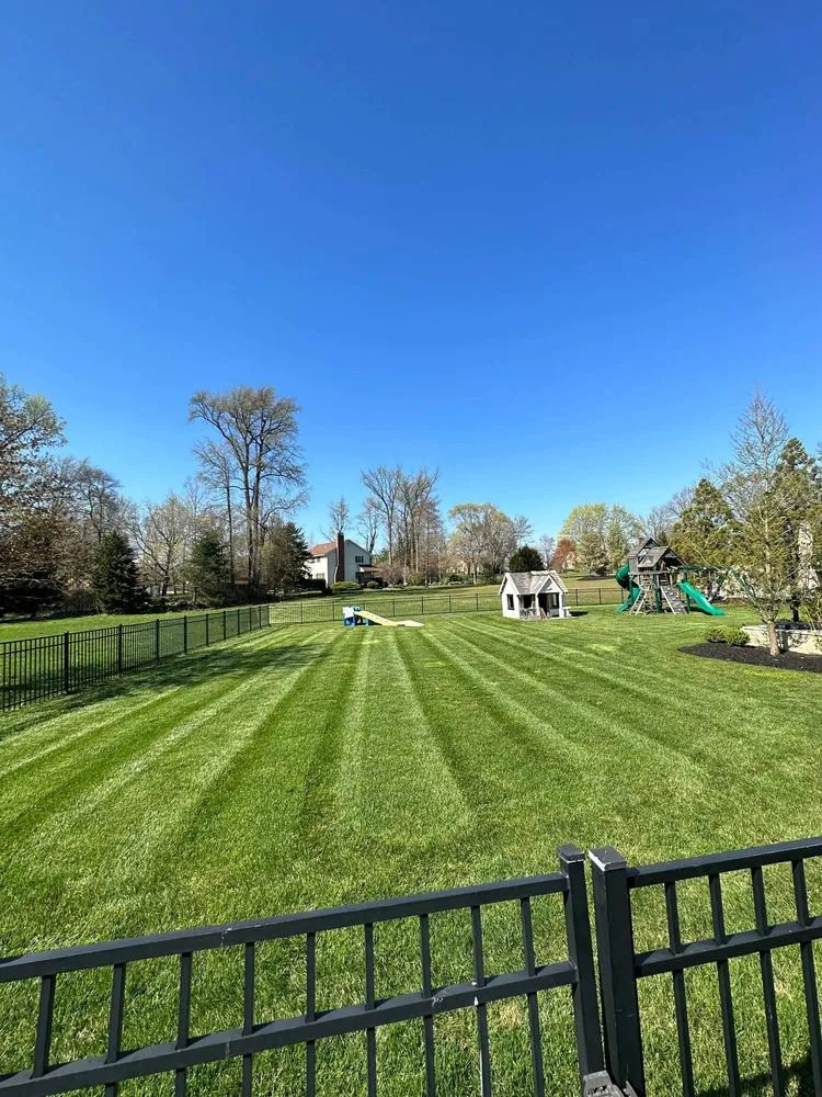 Trusted lawn mowing service with custom design in Vineland, NJ by Happy Lawn Care