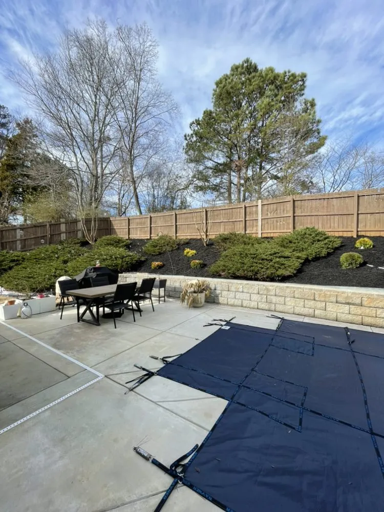 Top-rated landscape installation with custom design in Kennesaw, GA by Happy Planet Landscaping