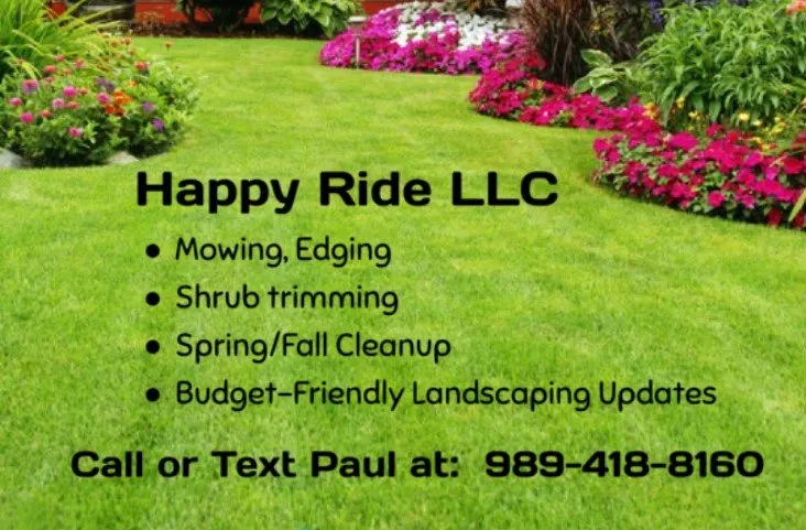 Trusted landscape design in Clare, MI - Happy Ride