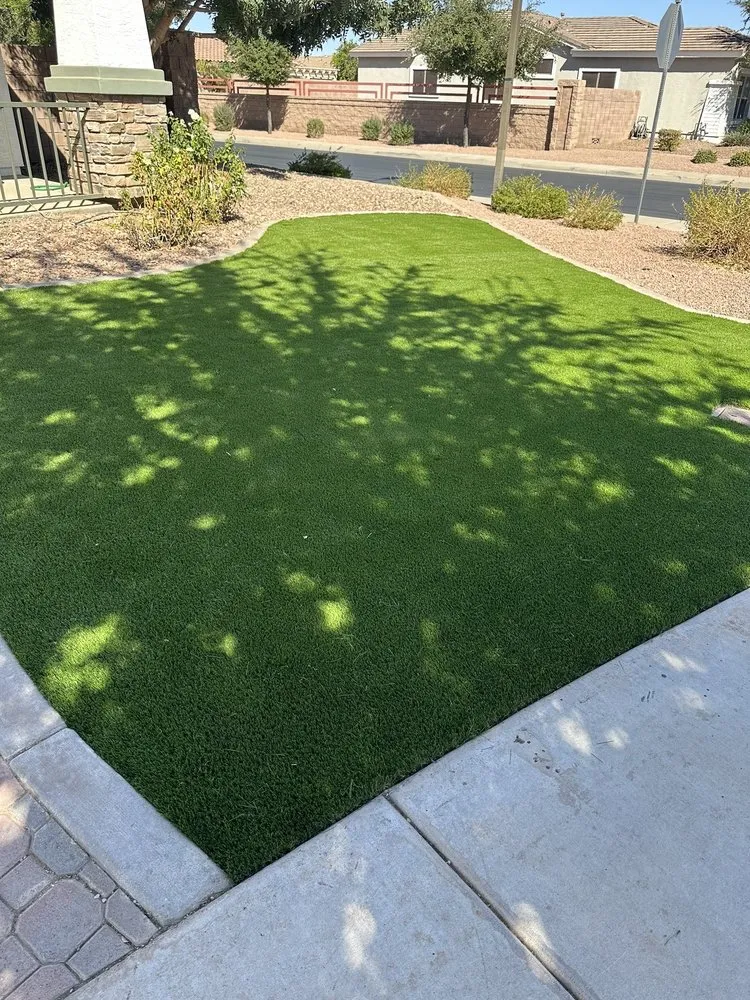 Professional yard maintenance for year-round maintenance across Mesa, AZ - Happy Tree Landscaping