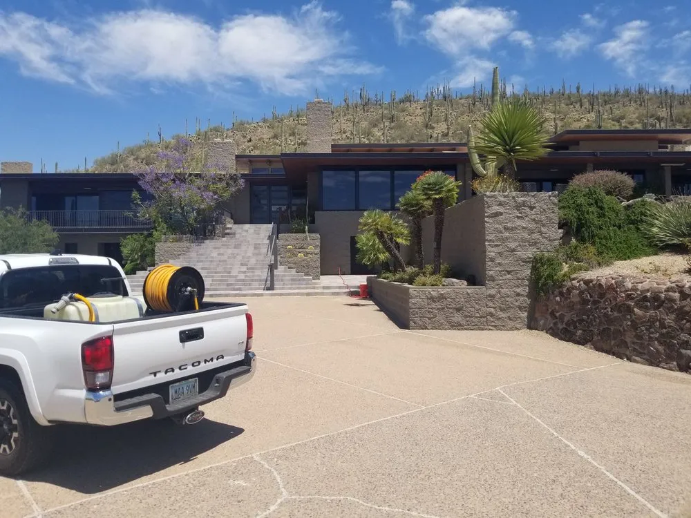 Professional landscape design for residential properties in Mayer, AZ by Happy Valley Landscaping