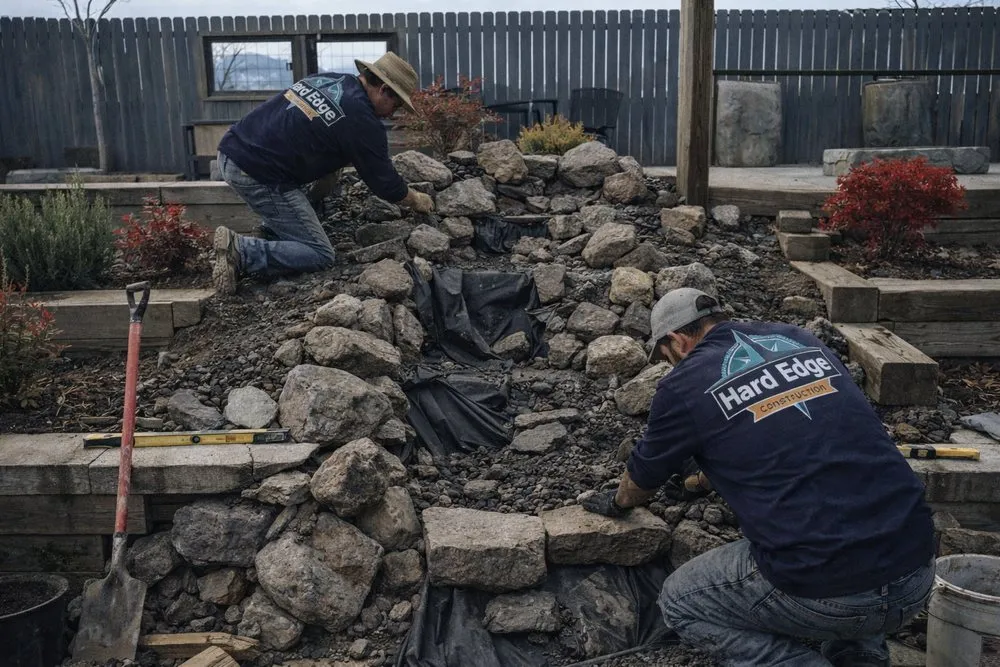 Affordable yard cleanup service for outdoor upgrades across Medford, OR - Hard Edge Construction