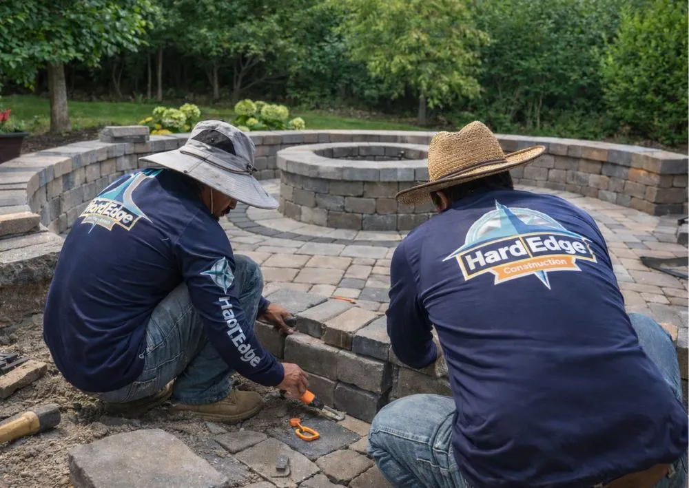 Top-rated outdoor landscaping with custom design in Medford, OR by Hard Edge Construction