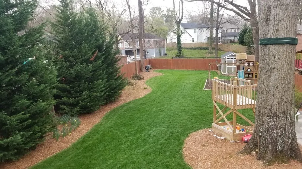 Custom landscape design for beautiful yards in Roswell, GA by Hard-Pro Landscaping