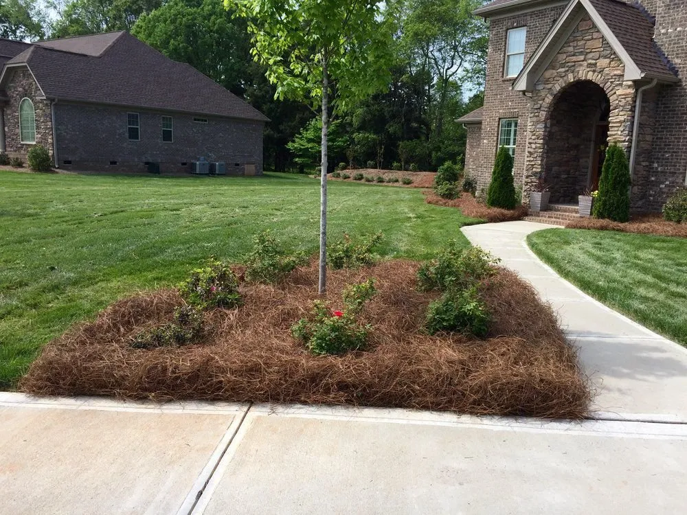 Professional residential landscaping for residential properties in Roswell, GA by Hard-Pro Landscaping